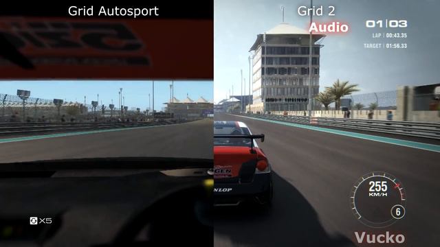 Grid Autosport vs Grid 2 [Side by Side] смотреть онлайн