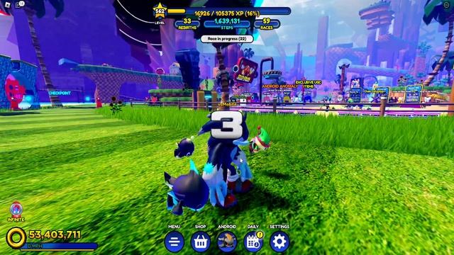 Android Shadow New Character Update in Roblox Sonic Speed Simulator Gameplay смотреть онлайн