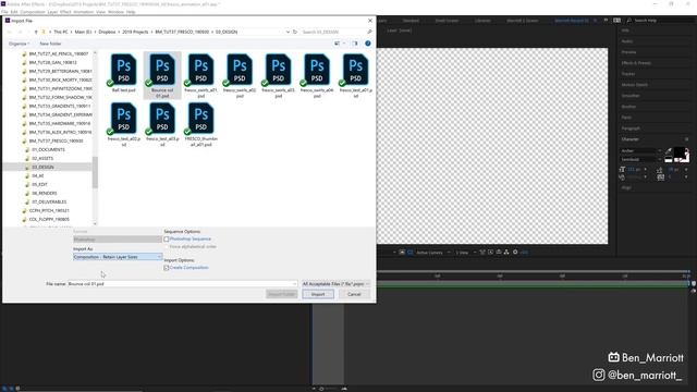 Animating in Adobe Fresco & After Effects - Workflow Tutorial смотреть онлайн