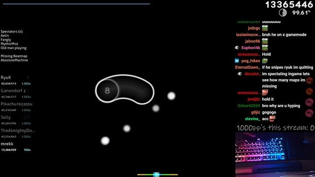 [Live] mrekk | Kano - Stella-rium [Celestial] +HDDT 99.42% {#1 1063pp FC} - osu! смотреть онлайн