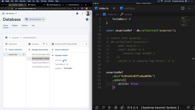 04- Actualizar data en Firestore смотреть онлайн