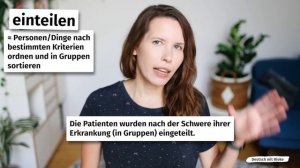 Verteilen, aufteilen, einteilen: was sind die Unterschiede? (Deutsch B2, C1, C2)