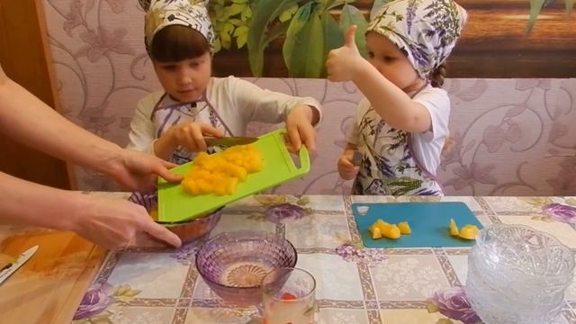 Как приготовить желе/Желе с персиками/How to cook jelly/Jelly with Peaches/ смотреть онлайн