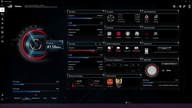 Forza Horizon 5 ,ASUS ROG Strix Scar 18 (2023) RTX 4080,G834JZ-N5041WS. смотреть онлайн