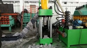 Пресс для брикетирования металлической алюминиевой стальной чугунной медной стружки