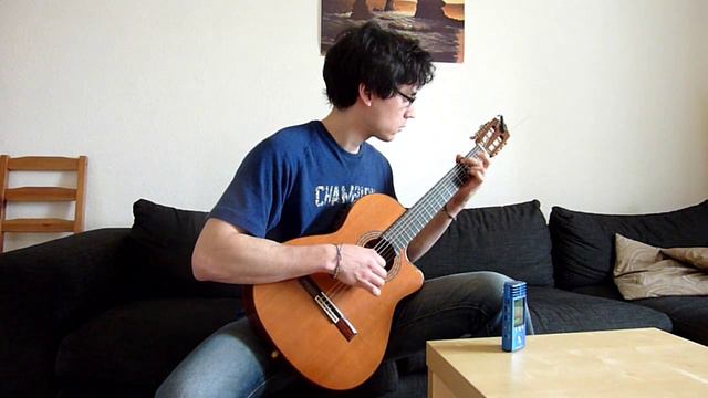 The Sound of Silence (Simon and Garfunkel) - guitar tabs in the end смотреть онлайн