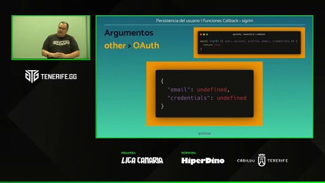 Autenticación en aplicaciones NextJS con next auth - Dailos Díaz | Tenerife.GG смотреть онлайн