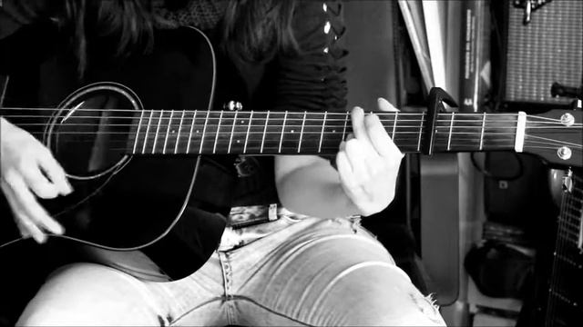 James Blunt - High. Guitar cover. Chords / acordes смотреть онлайн
