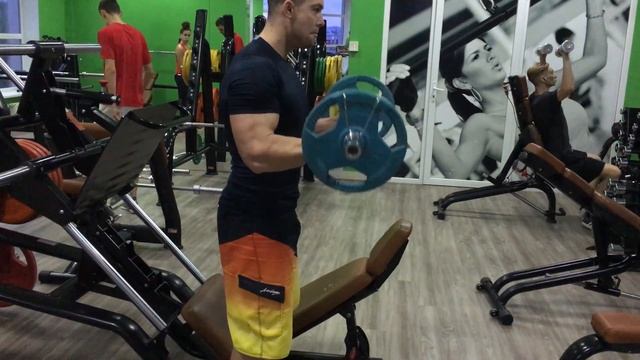 Сгибание рук на бицепс (нижняя часть амплитуды, верхняя, полная амплитуда)