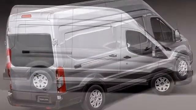 3D Model Ford Transit High Van 2014 3D Model at 3DExport.com смотреть онлайн