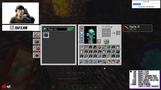 DAY 6994 - Galian bedrock & LAVA TERJUN kita selesaikan let's go! смотреть онлайн