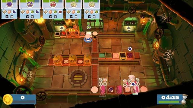 Overcooked 2 Night of the Hangry Horde: Gameplay Walkthrough with Girlfriend 33 смотреть онлайн