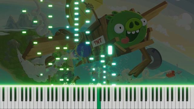 Bad Piggies Main Theme - Piano Tutorial / Cover (FREE MIDI) смотреть онлайн