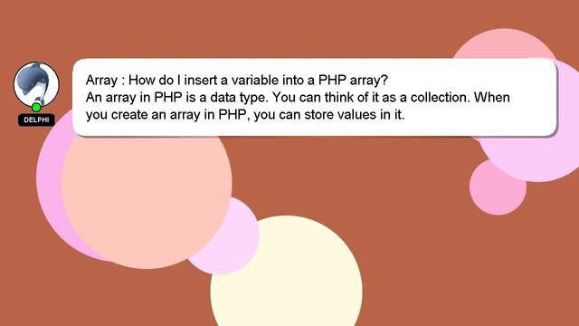 Array : How do I insert a variable into a PHP array? смотреть онлайн