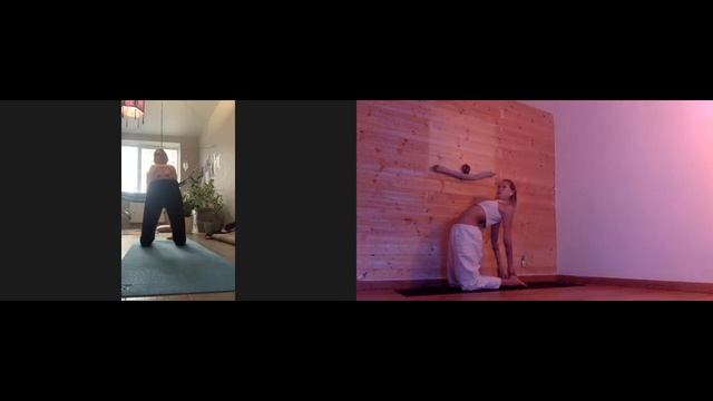 Йога. Практика на мобільнисть хребту . Фіксований дихальний ряд смотреть онлайн