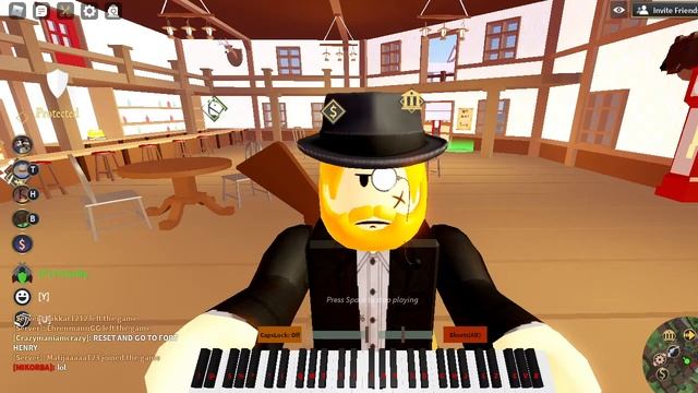Interstellar main theme (Roblox: The Wild West -Piano-) смотреть онлайн