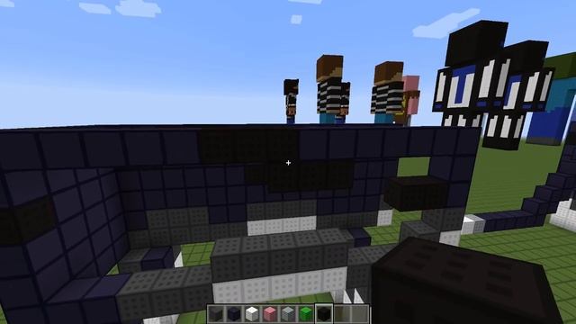 как построить черного кота в minecraft смотреть онлайн