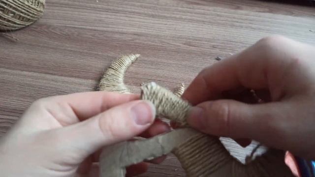 Украшения для елки своими руками/ Эко - стиль/ Луна и лошадка елочные игрушки смотреть онлайн