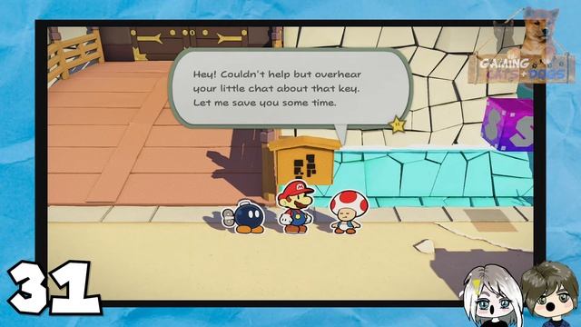 Paper Mario The Origami King Part 31 Shuriken Do It - Gaming Cats and Dogs смотреть онлайн