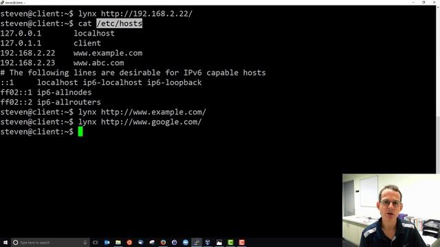 /etc/hosts for Local Domains in Linux смотреть онлайн
