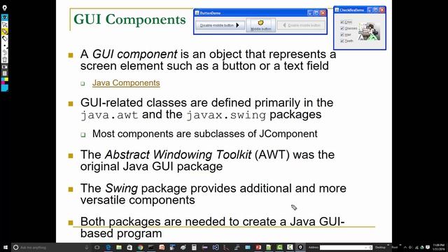 Java Swing Containers and Components Video 1 смотреть онлайн
