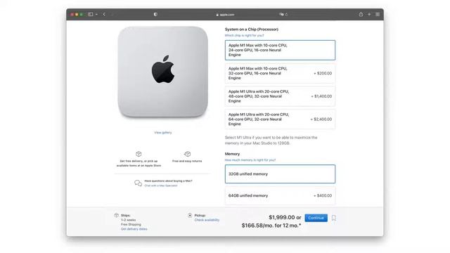 Вилсаком - Apple Mac Studio (2022) 1080+