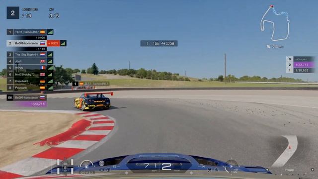 Gran Turismo™ 7_online Daily Race B Laguna Seca Subaru Wrx Gr 3