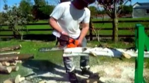 Держатель бревен Удерживающее устройство для заготовки дров любого типа  Козлы для распилки