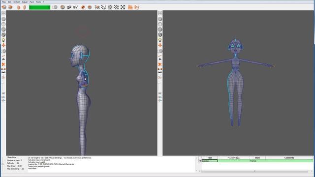 Развертка персонажа в 3ds Max и Unfold3D. Unfold3D. 10/11 смотреть онлайн