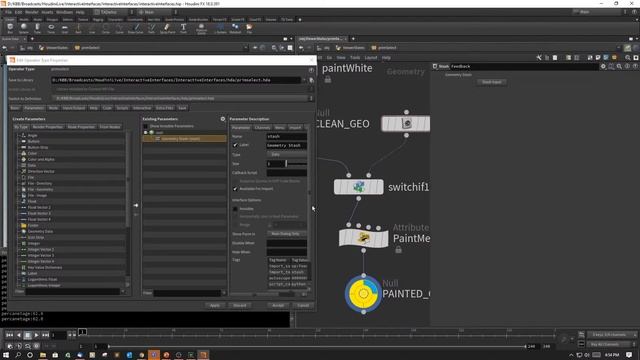 Houdini Secrets Live! - Digital Asset Interface, Part 2 смотреть онлайн