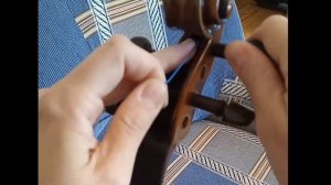 Замена струн, подгрифка и подбородника на скрипке.