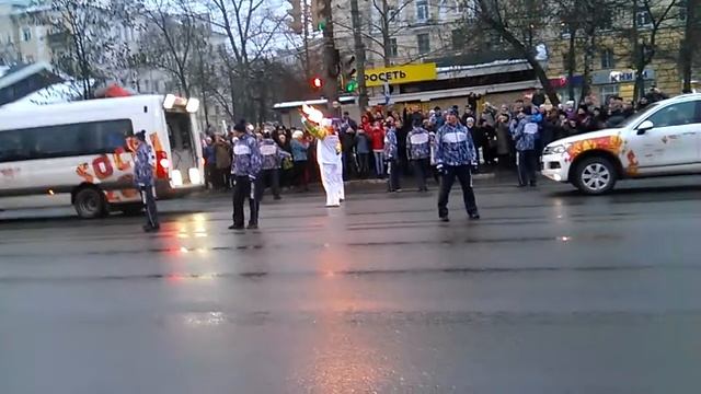 Эстафета олимпийского огня в Нижнем Новгороде смотреть онлайн