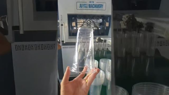 Environmental Friendly Plastic PP PET PS PLA Food Container Lid CupsGlass Product Making Machine смотреть онлайн