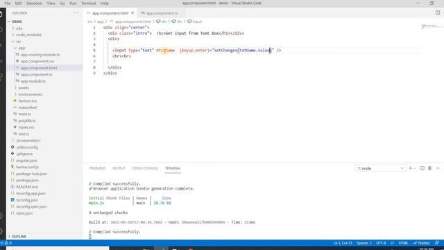 #8 Angular Typescript | Get input from Textbox in Angular | Angular Tutorial | Sukhraj смотреть онлайн