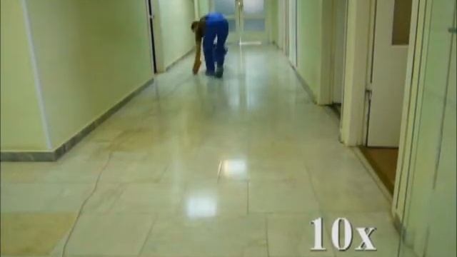 Технология нанесения полироли ИНТЕРХИМ для защиты полов из мрамора смотреть онлайн