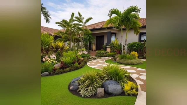 Идеи Ландшафтного Дизайна Переднего Двора Ландшафтный Дизайн Заднего Двора Патио Дизайн Дома