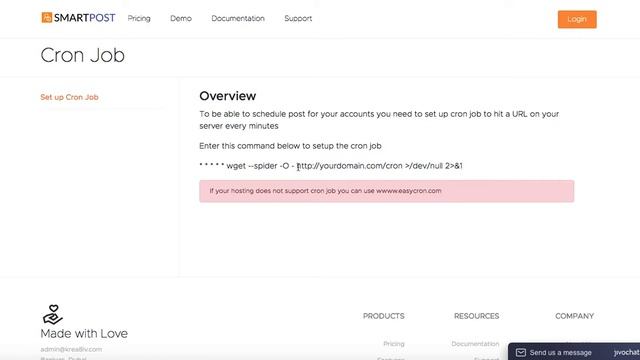 Smartpost - How to setup cron job смотреть онлайн
