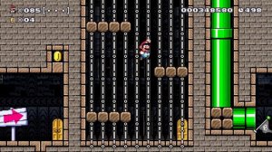 Super Mario Maker - 100 Mario Challenge #218 (Expert Difficulty)