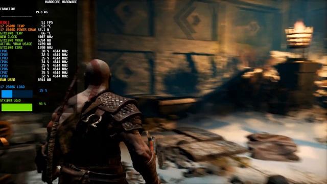 God of War--i7 2600k/GTX1070 1080p Ultra Settings смотреть онлайн