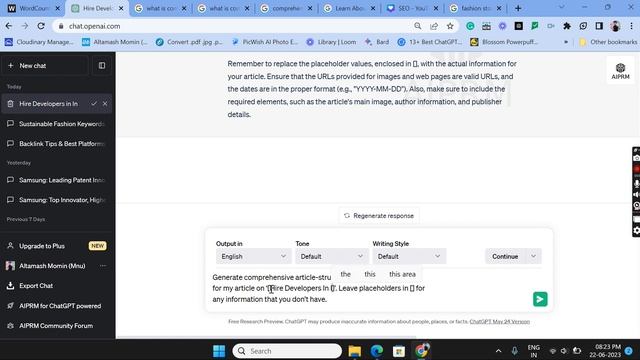 ChatGPT SEO Prompt for Article Data Structure JSON-LD FORMATE смотреть онлайн