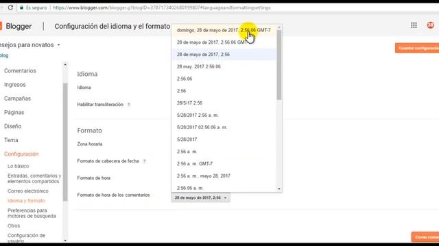 Cambiar formato fecha entradas y comentarios blog y solucion problema undefined смотреть онлайн