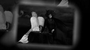 Два ангела во мне - черный и белый ...