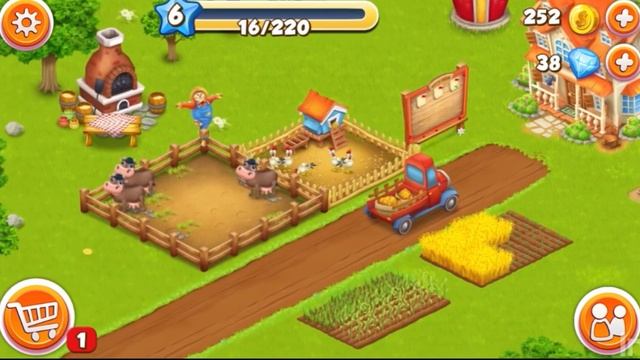 Ещё одна игра клон Hay Day ?Let’s Farm смотреть онлайн