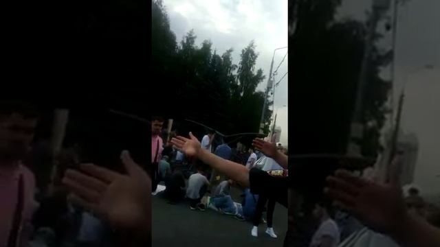 Как мы добрались до намаза,,Курбан байрам" метро парк победы смотреть онлайн