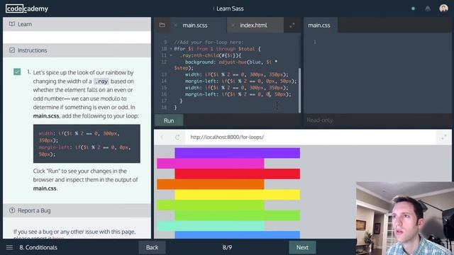 Let's Code Live :: Codecademy Sass (SCSS) 3 смотреть онлайн