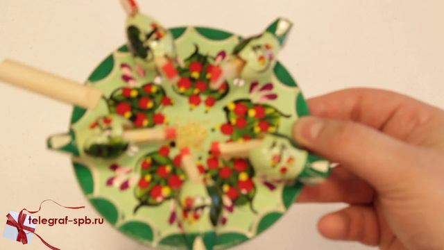 Богородская игрушка - Курочки на кормушке смотреть онлайн