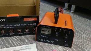 Распаковка — Зарядное устройство для аккумулятора PATRIOT BCI-10A