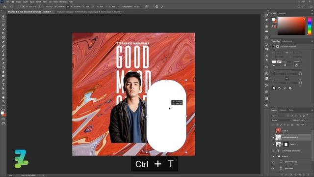 Glassmorphism Effect Album Cover Art (Trend 2021) - Tutorial Photoshop CC 2020 смотреть онлайн