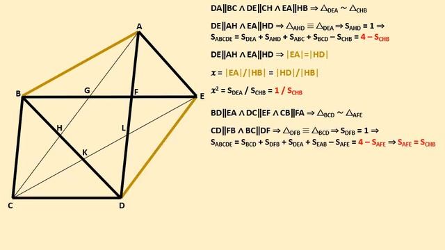 About a certain convex pentagon - XXV Mathematical Olympiad, PL, 1973/1974 смотреть онлайн