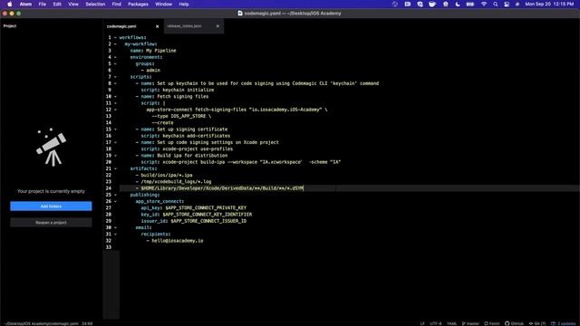 Upload Testflight Release Notes via CI/CD (Codemagic, iOS, App Store) – Tutorial 2021 смотреть онлайн